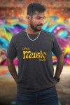 Yellow Life Is Music Classic Fit Grey