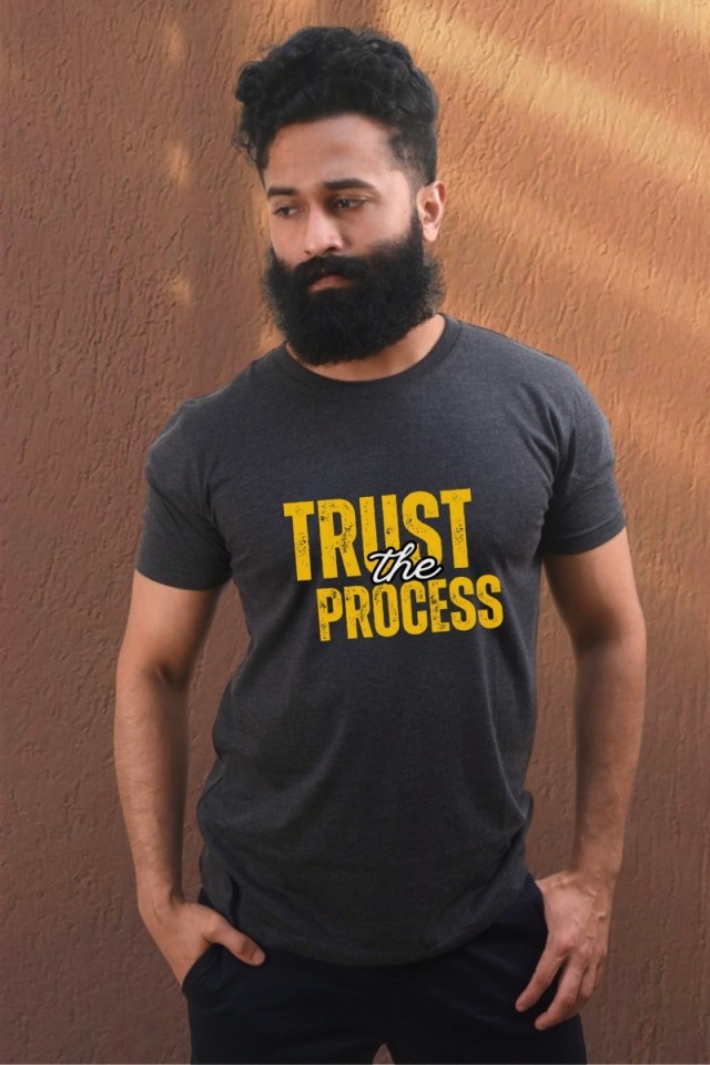 Trust The Process Classic Fit Grey
