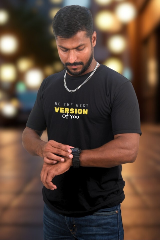 Best Version Of You Classic Fit Black