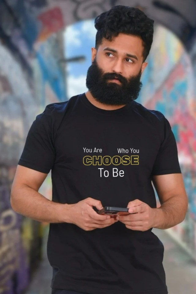 Who You Choose To Be Classic Fit Black