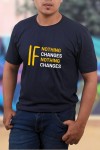 If Nothing Changes Classic Fit Navy Blue