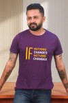 If Nothing Changes Classic Fit Dark Purple