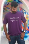 This Moment Is Your Life Classic Fit Dark Purple