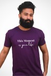 This Moment Is Your Life Classic Fit Dark Purple