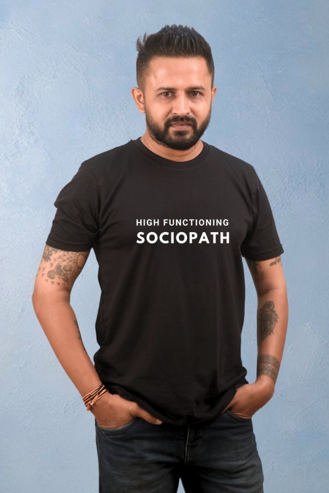 High Functioning Sociopath Classic Fit Black