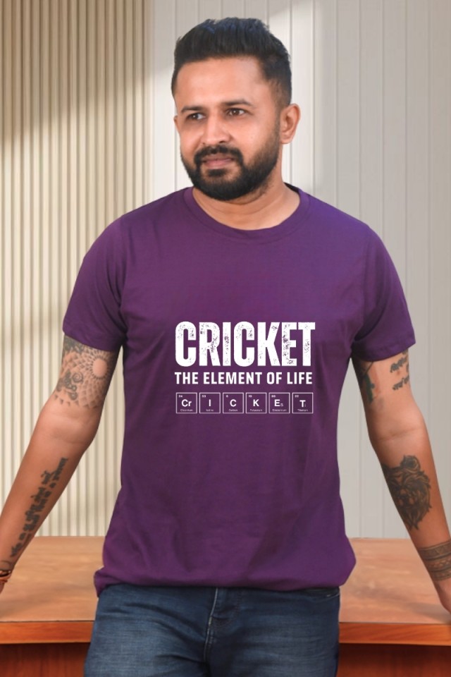 Cricket The Element Of Life Classic Fit Dark Purple