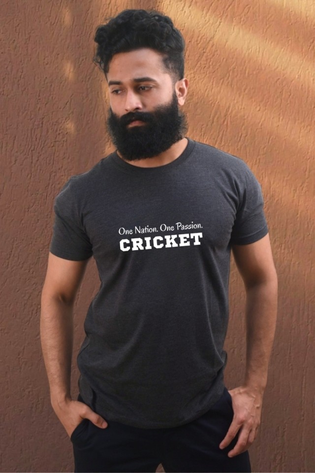 One Nation One Passion Cricket Classic Fit Grey