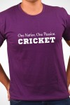 One Nation One Passion Cricket Classic Fit Dark Purple