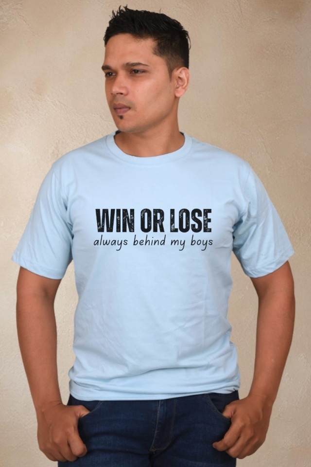 Win Or Lose Classic Fit Sky Blue
