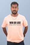 Win Or Lose Classic Fit Light Orange