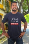 I Speak Fluent Cricket Classic Fit Navy Blue