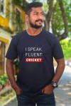 I Speak Fluent Cricket Classic Fit Navy Blue