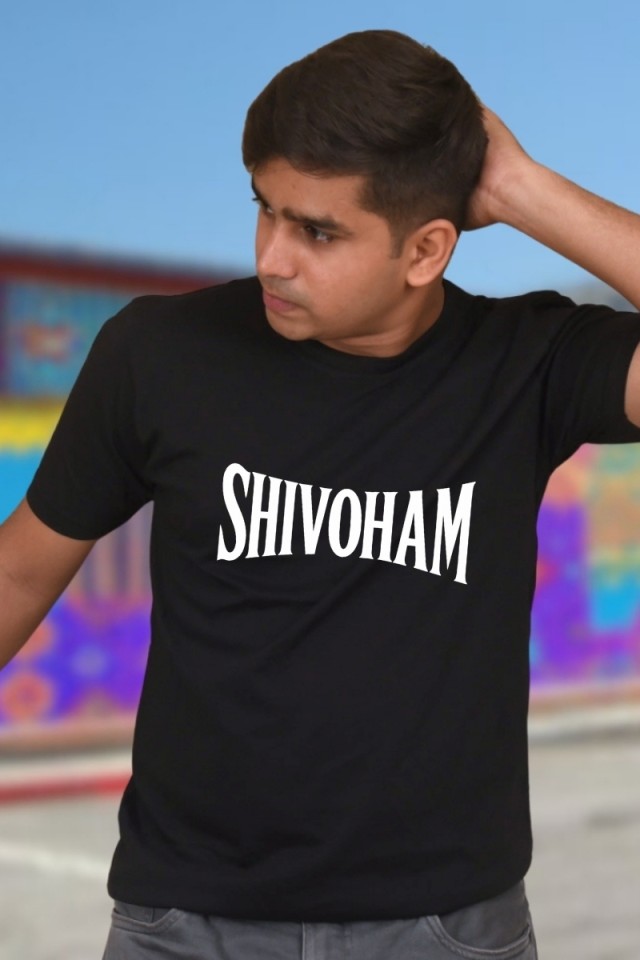 Shivoham White Classic Fit Black