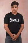 Shivoham White Classic Fit Black