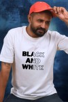 Black And White Classic Fit White
