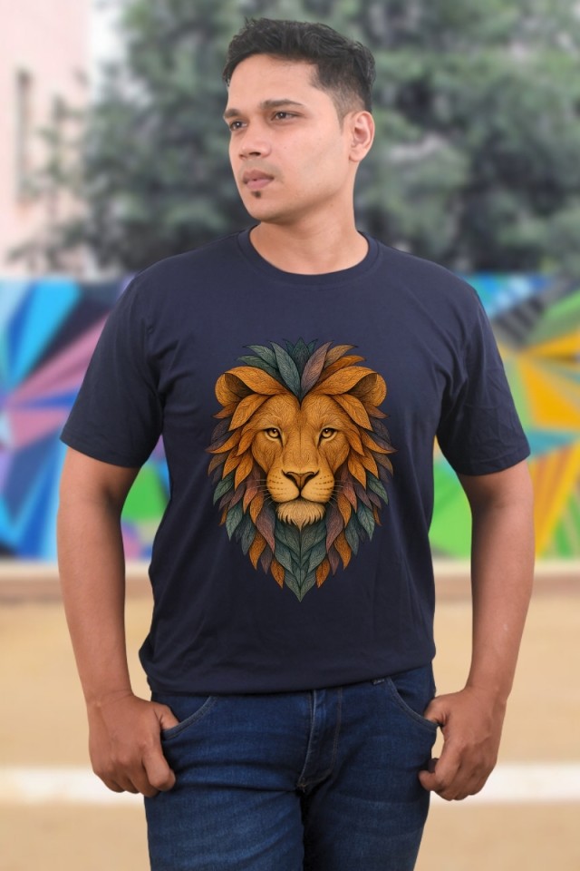 Lion Classic Fit Navy Blue