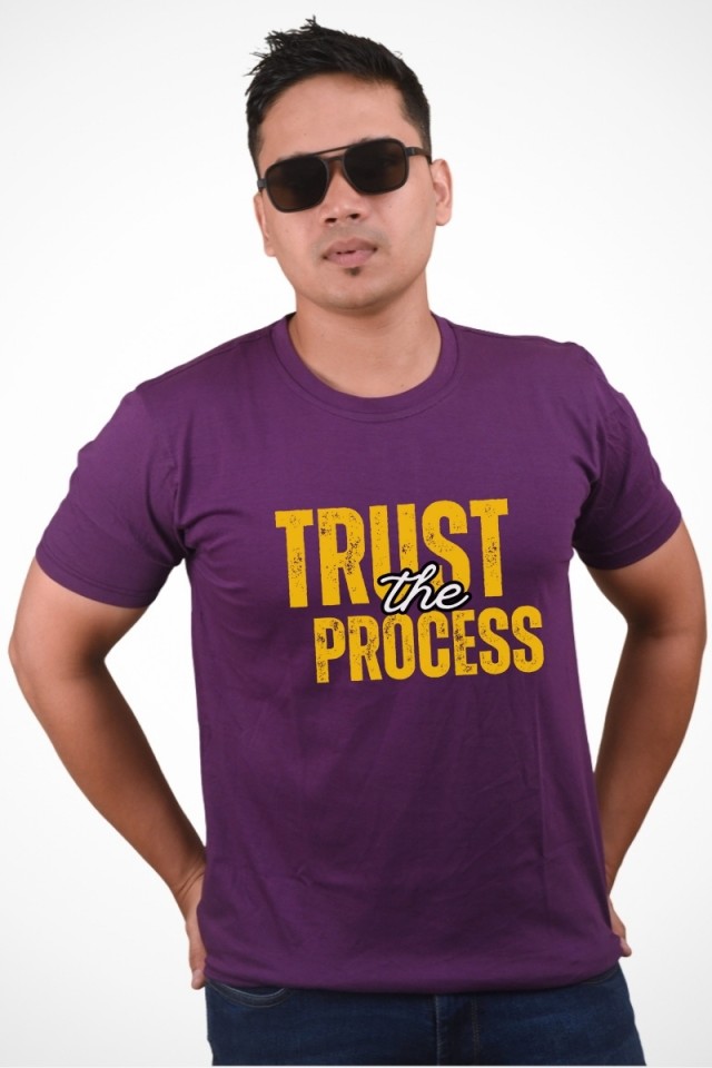 Trust The Process Classic Fit Dark Purple