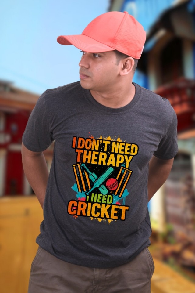 I Dont Need Therapy Classic Fit Grey