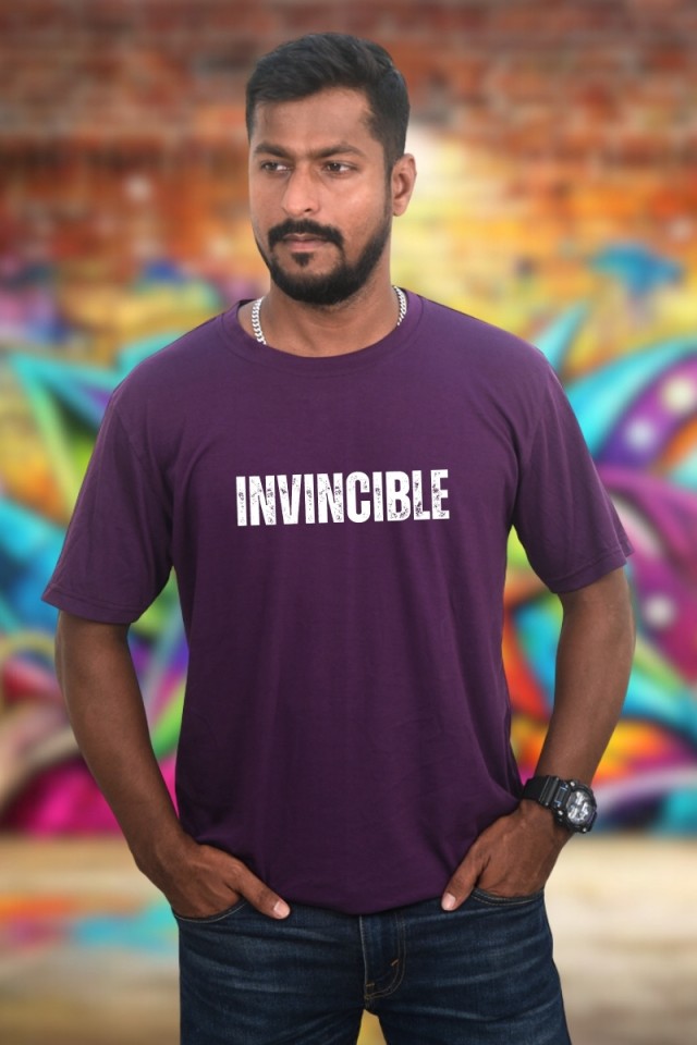 Invincible Classic Fit Dark Purple