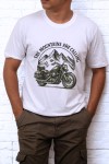 The Mountains Are Calling Sketch Classic Fit White