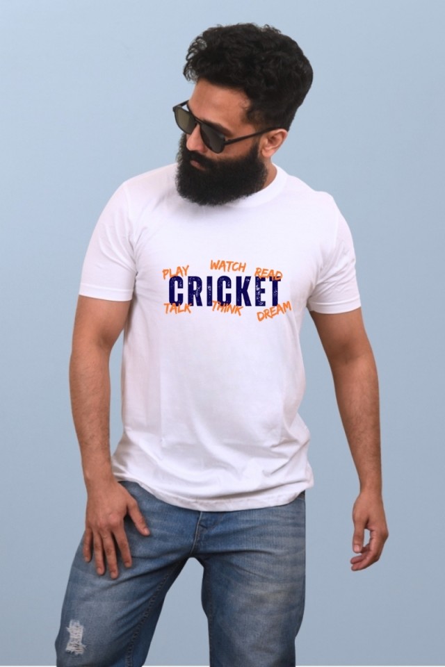 Play Watch Dream Cricket Classic Fit White