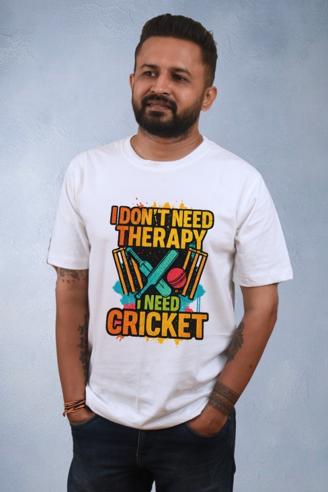 I Dont Need Therapy Classic Fit White