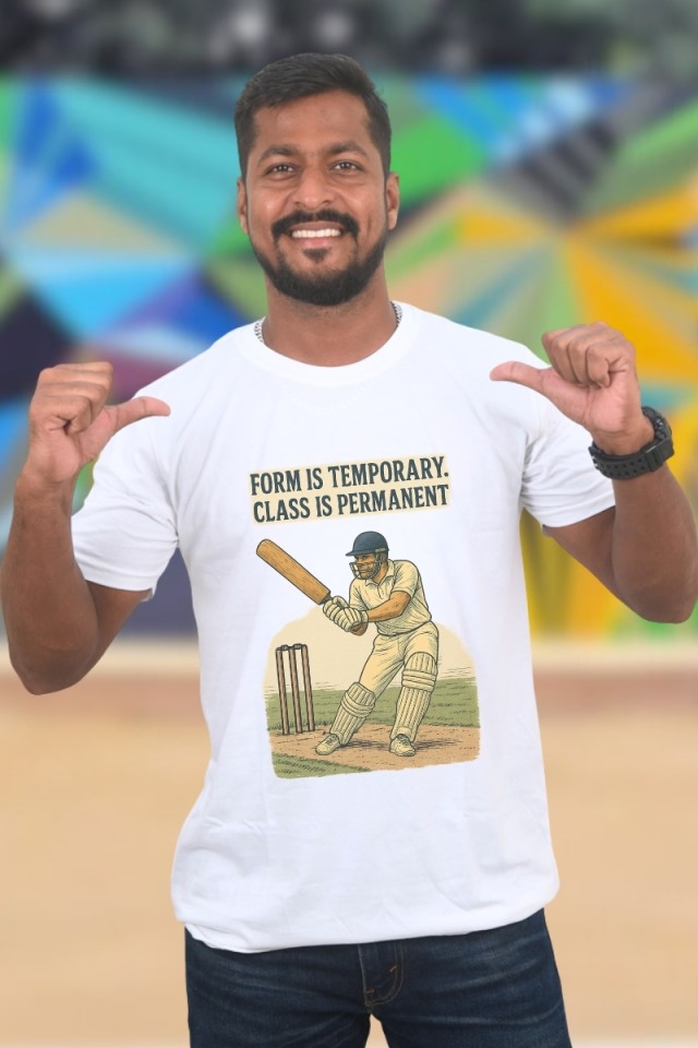 Form Is Temporary Classic Fit White