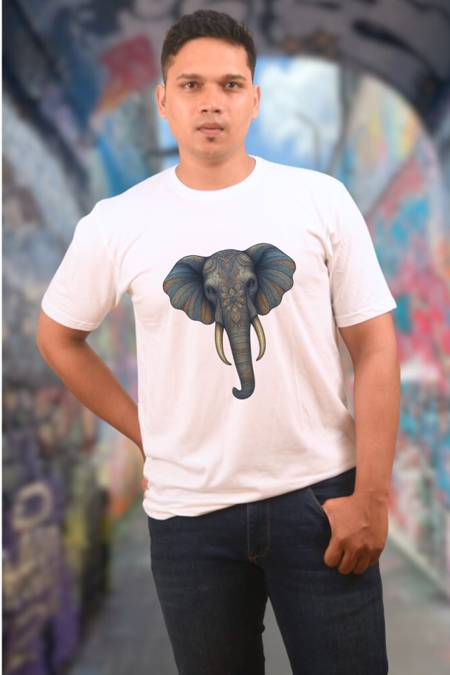 Elephant Classic Fit White