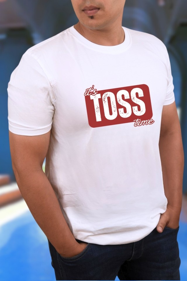 Its Toss Time Classic Fit White
