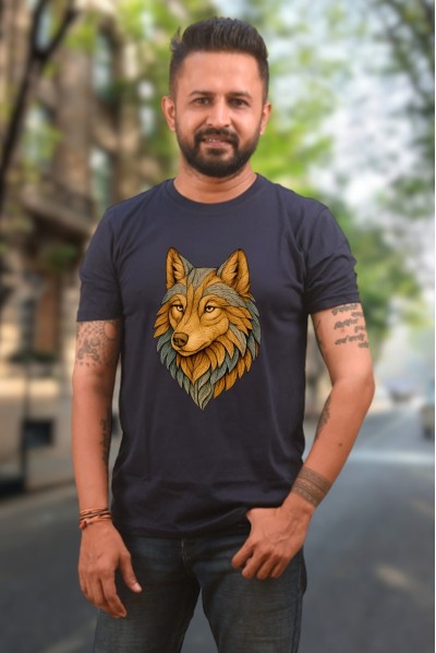 Wolf Classic Fit Navy Blue