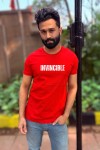 Invincible White Classic Fit Red