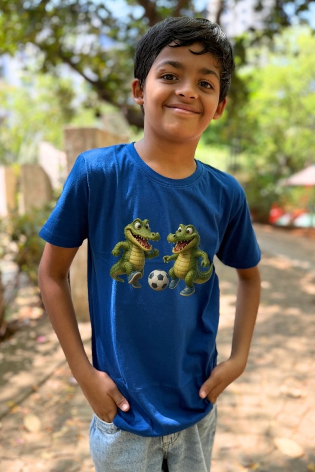 Crocodiles Royal Blue