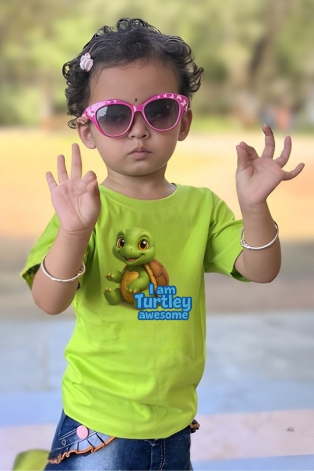 I Am Turtley Awesome Green