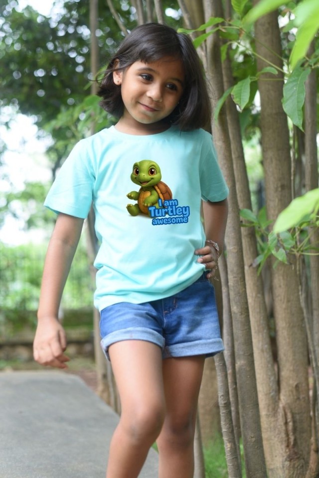 I Am Turtley Awesome Ice Blue