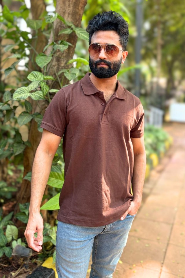 Polo Coco Brown Classic Fit