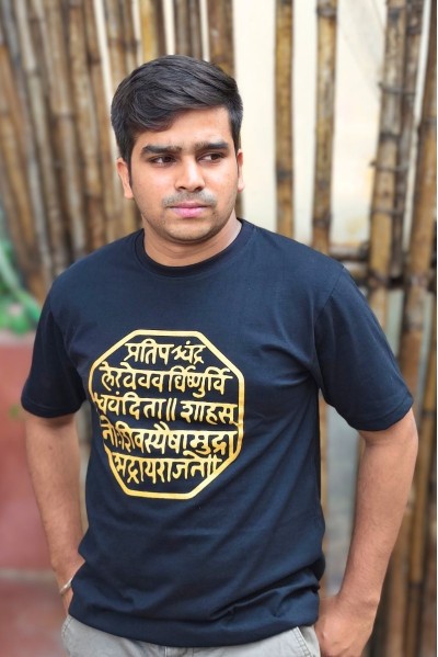 Rajmudra Golden Classic Fit Black